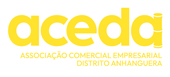 logotipo da aceda em amarelo